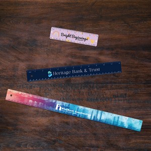 Heavyweight Plastic Ruler - 12"