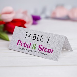 [SD1019 SD1045] Seeded Paper Place Card