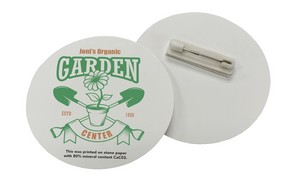 Stone Paper Buttons & Badges - 2" x 3"