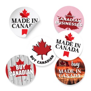 [ST1045-1] Stock Canada All-Purpose Vinyl Stickers