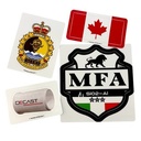 EZ Peel All-Purpose Vinyl Stickers - Up to 40" sq (Permanent)
