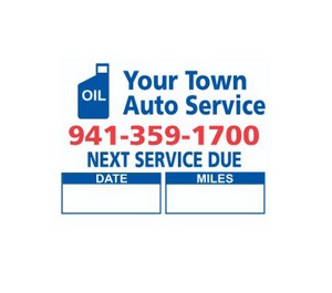 [ST1053] Oil Change Roll Stickers
