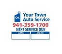 Oil Change Roll Stickers