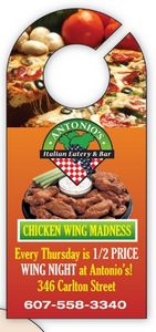 Styrene Door Hanger (3 1/2"x8")