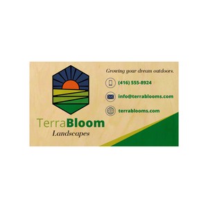 [WD1000] Business Card - Direct Print Wood