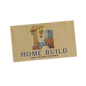 [WD1010] Business Card - Thick Wood