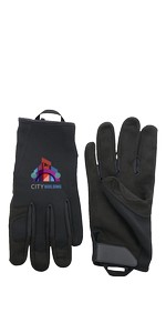 Synthetic Leather Palm & Fingertip Gloves