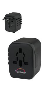 Universal Travel 2 USB / 2 Type-C Adapter
