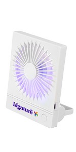 [EL234] Rechargeable Slim 3 Speed Desk Fan