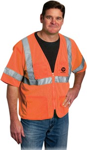 [HV10] Value 4 Pocket Zipper Mesh Vest
