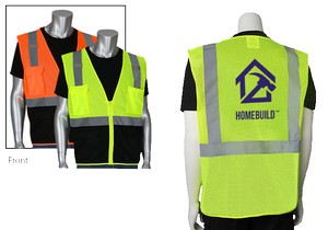 [HV12] Five Pocket Black Bottom Front Value Mesh Vest