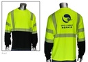 Class 3 Long Sleeve Black Bottom Front T-Shirt