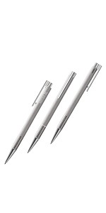 [LAM06] LAMY Logo Brushed Stainless Steel Ballpoint Pen
