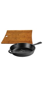 Lodge 10.25" Cast Iron / Woodland Board Gift Set