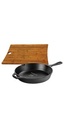 Lodge 10.25" Cast Iron / Woodland Board Gift Set