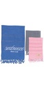 Stone Washed Demin Peshtemal Towel