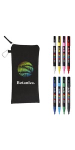 POSCA 8 Piece Basic Marker Set with Bag - Fine