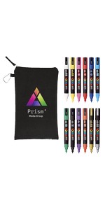 POSCA 12 Piece Basic Marker Set with Bag