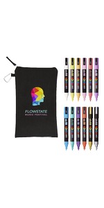 POSCA 12 Piece Soft Marker Set with Bag