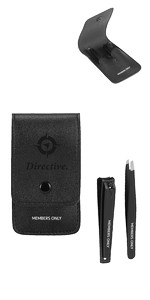 [SKR03] Members Only Nail Clipper & Tweezer Set