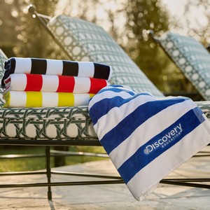 Promo Terry Cabana Towel (Laser Patch)