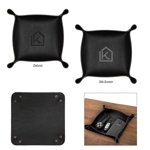 [30121] Leatherette Catchall Tray