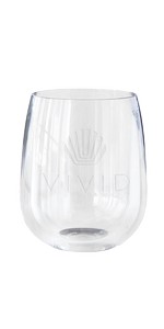 [SYM01] Symglass 12oz Clear Stemless Wine Glass