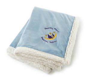 [20548] Original Lambswool Throw (Laser Patch)