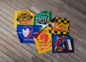 [KT1518C] EPICOLOR Colored Back Towel
