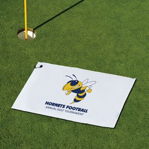 [KTCNG1630-W] MaxxColor Deluxe White Golf Towel ( 16" x 30" )