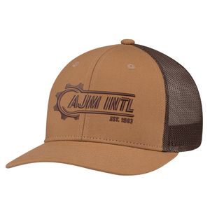 [8D017M] Duck Canvas / Polyester Mesh - 6 Panel Constructed Pro-Round (Mesh Back)
