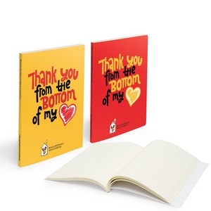 [SC105] Medio Perfect Bound Notebook (5" X 7" With 150 Pages)