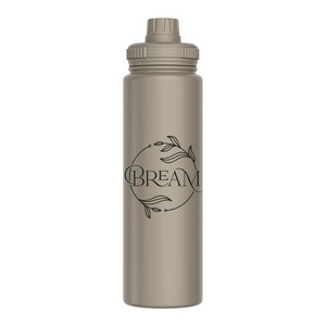 PRIME TIME 710ml / 24 oz RECYCLED STAINLESS STEEL BOTTLE
