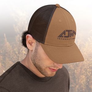 [7F640M] Duck Canvas / Polyester Mesh - 6 Panel Constructed Full-Fit (Mesh Back)