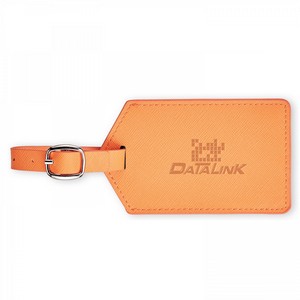 [G528] Toscano Genuine Leather Luggage Tag
