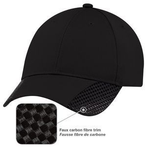 Faux Carbon Fibre Cap