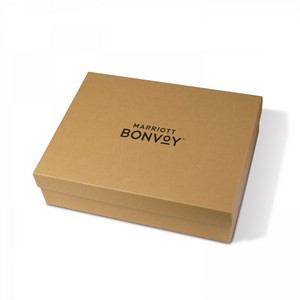 [P1214] 2-Piece Eco Gift Box With Recycled Crinkle Paper