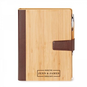 [EC3069] Bamboo Refillable Journal