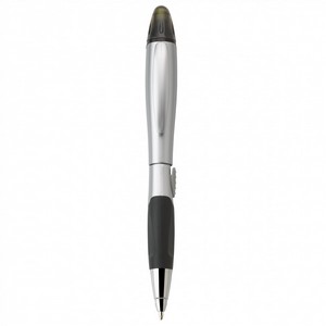 [G1032] Silver Blossom Ballpoint Pen/Highlighter