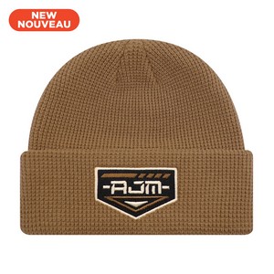 [1P550M] Acrylic Waffle Knit Cuff Toque