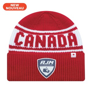 [9R492M] Canada Cuff Toque with Flat Seams