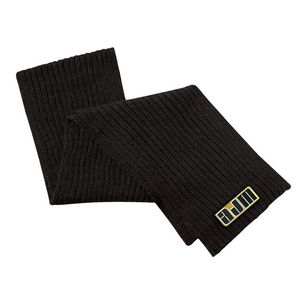 [9Z650M] Oversized Chunky Rib Knit Scarf