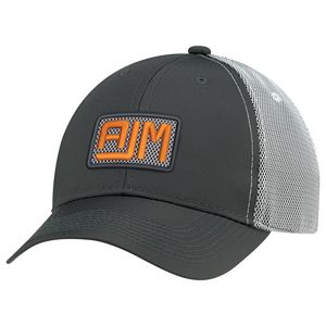 [1B637M] 6 Panel Constructed Full-Fit Cap w/Bonded Mesh