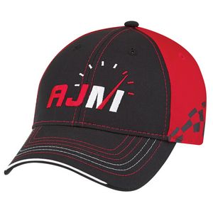 [5727M] Full-Fit Polycotton Racing Cap