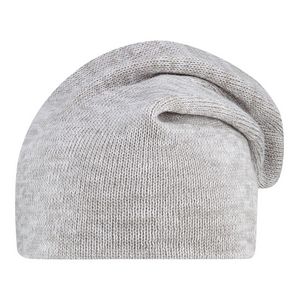 [1F073M] Slouchy Marl Rib Knit Board Hat