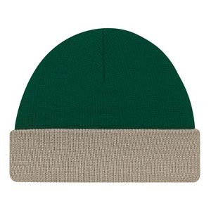 Jersey Knit Acrylic Cuff Cap