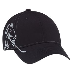 [5680M] Polycotton Hockey Cap w/Full-Fit