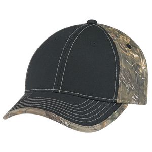 [6Y375M] Deluxe Chino Twill/Brushed Polycotton Camouflage Hunting Cap (Realtree Xtra®)