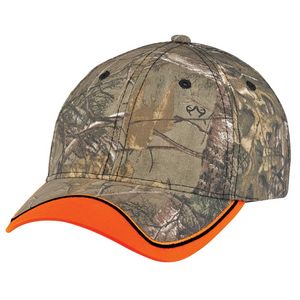 [8B043M] Polyester/Brushed Polycotton Camouflage Cap