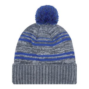 [9G087M] Acrylic/Polyester Micro Fleece Cuff Toque (Pom Pom 8cm)
